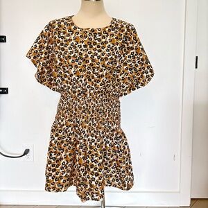 Apiece Apart Black and White Mini Dress